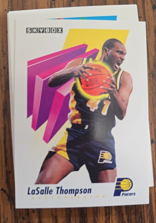 1991 Skybox #119 LaSalle Thompson — front