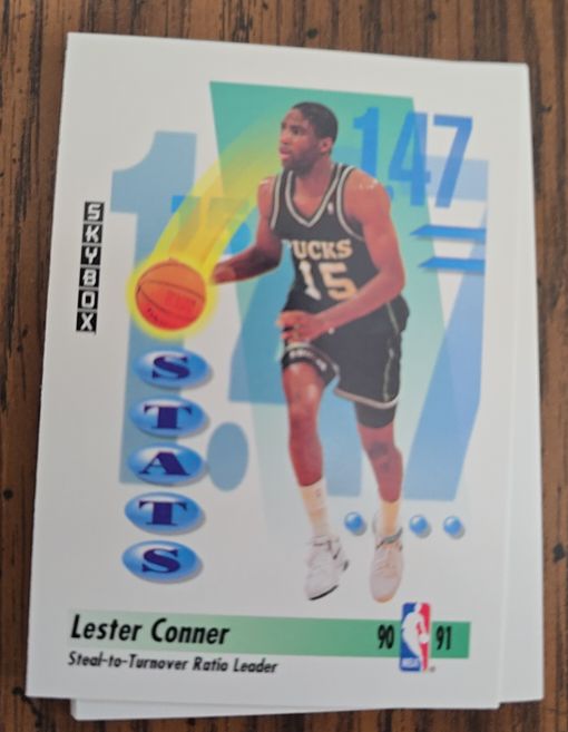 1991 Skybox #299 Lester Conner — front