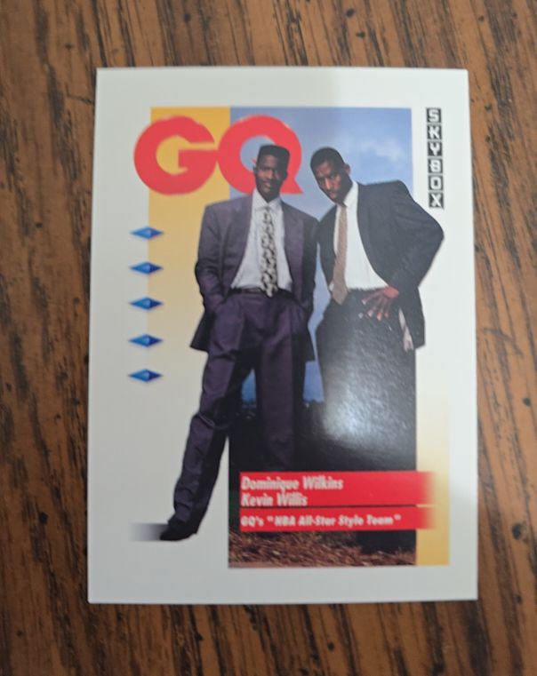 1991 Skybox #326 Kevin Willis / Dominique Wilkins — front