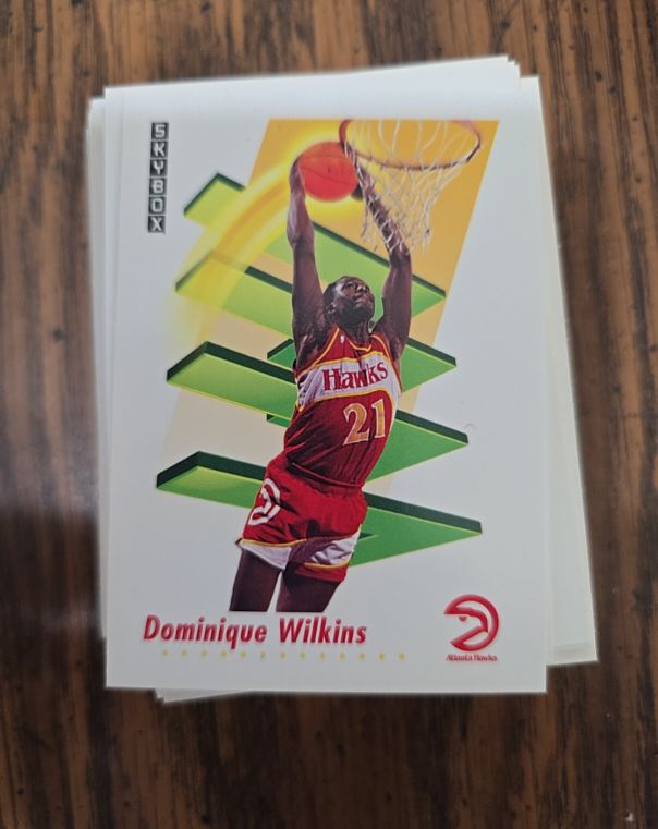 1991 Skybox #10 Dominique Wilkins — front
