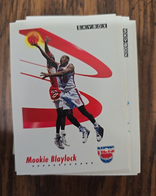 1991 Skybox #177 Mookie Blaylock — front