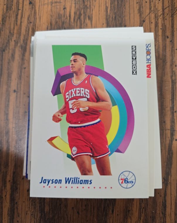 1991 Skybox #220 Jayson Williams — front