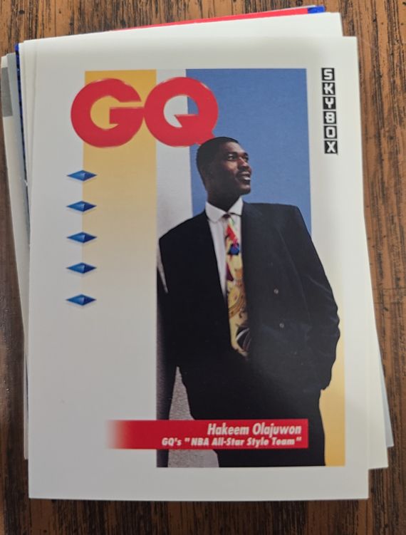 1991 Skybox #324 Hakeem Olajuwon — front
