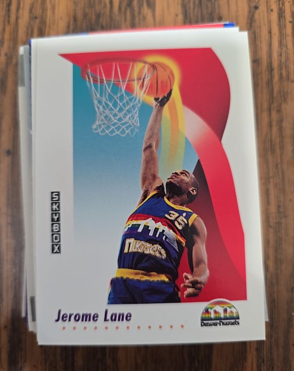 1991 Skybox #71 Jerome Lane — front