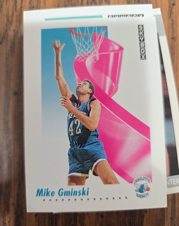 1991 Skybox #28 Mike Gminski — front