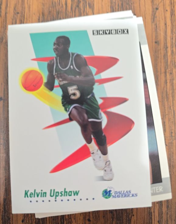 1991 Skybox #64 Kelvin Upshaw — front
