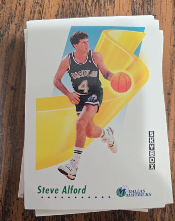1991 Skybox #56 Steve Alford — front