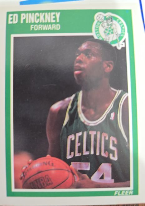 1989 Fleer #13 Ed Pinckney — front