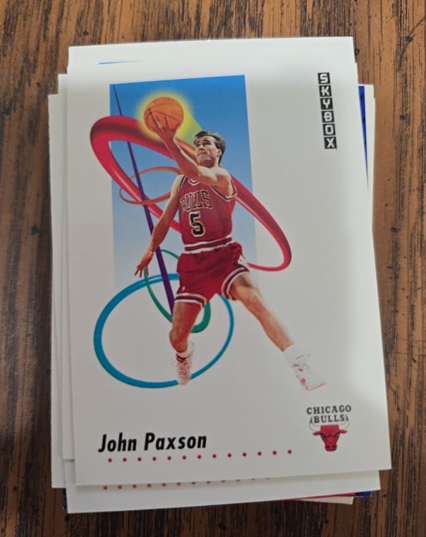 1991 Skybox #42 John Paxson — front