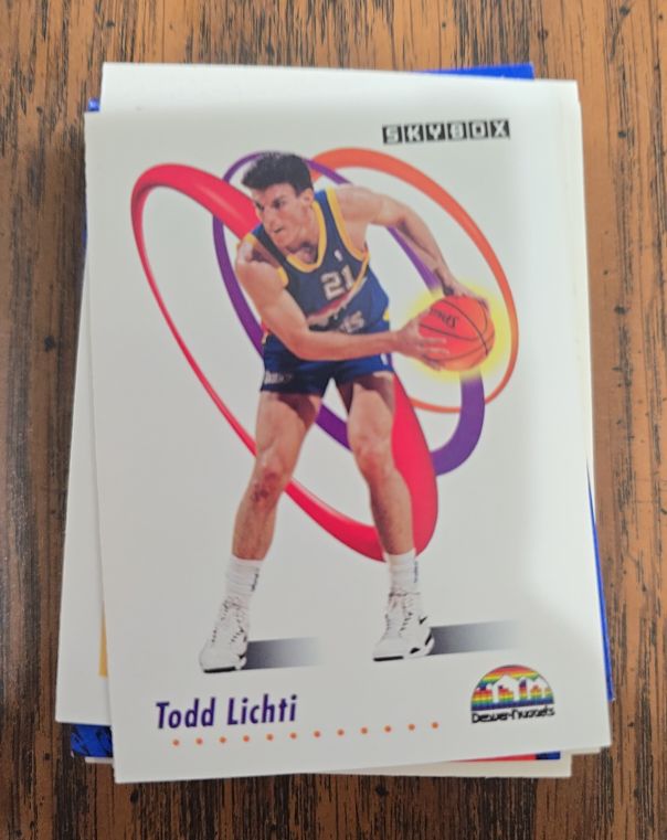 1991 Skybox #73 Todd Lichti — front