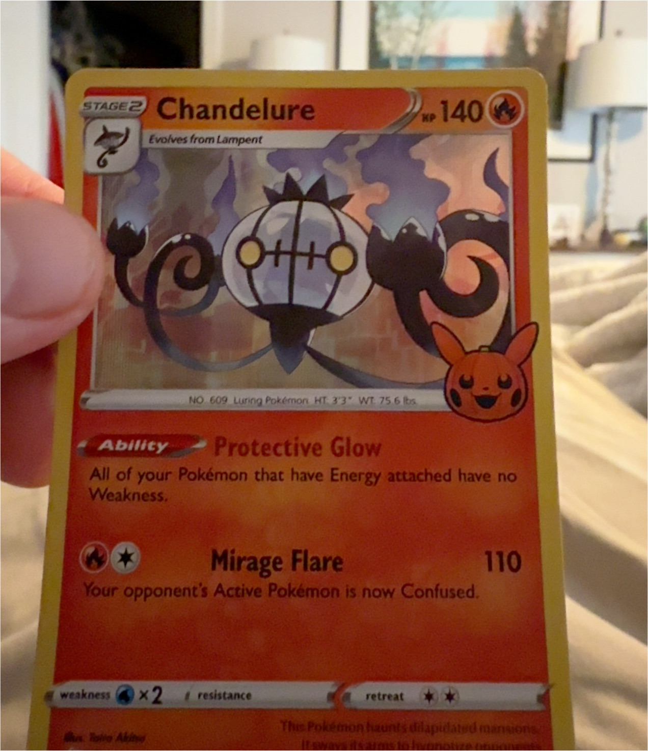 2022 Pokemon Trick or Trade #33 Chandelure — front