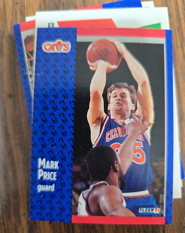 1991 Fleer #38 Mark Price — front
