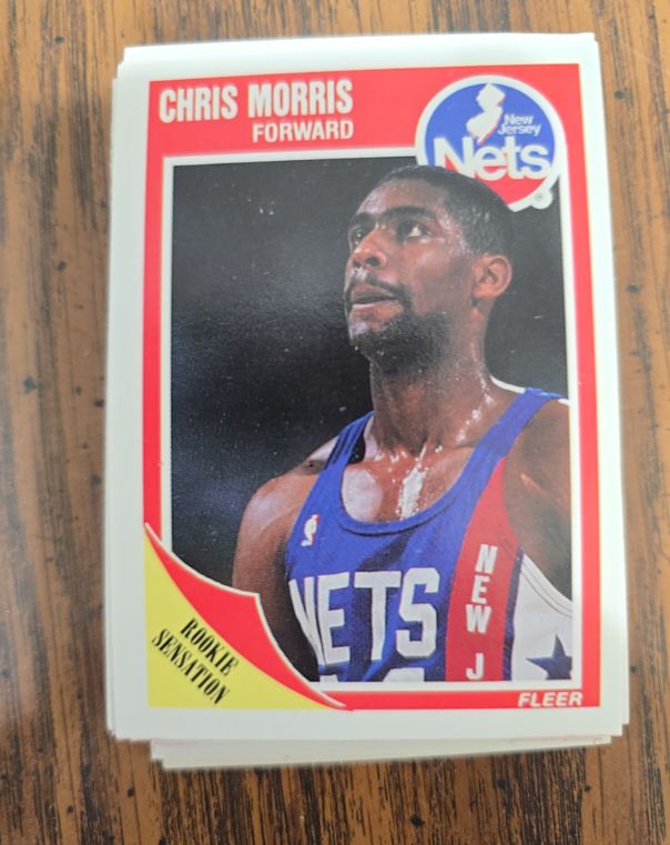 1989 Fleer #99 Chris Morris — front