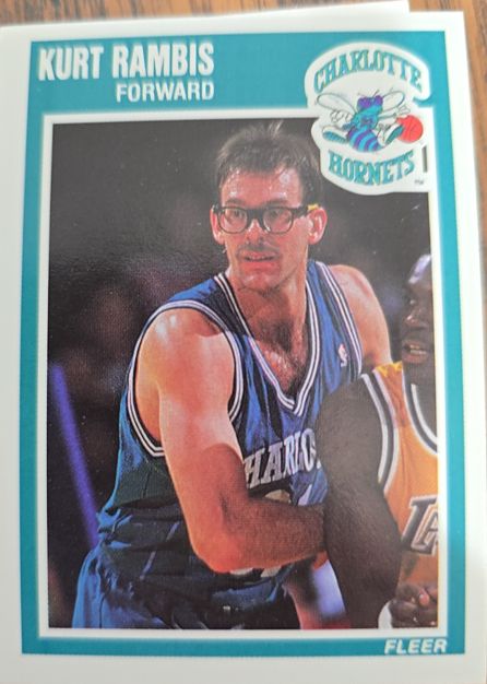 1989 Fleer #16 Kurt Rambis — front