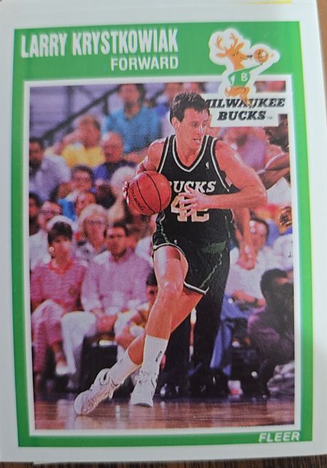 1989 Fleer #87 Larry Krystkowiak — front