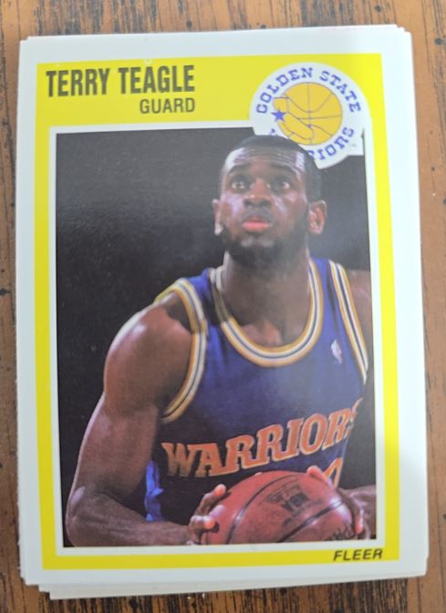 1990 Fleer #68 Terry Teagle — front