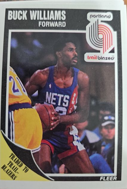 1989 Fleer #132 Buck Williams — front