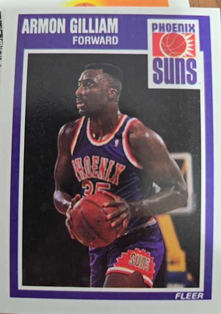 1989 Fleer #120 Armon Gilliam — front