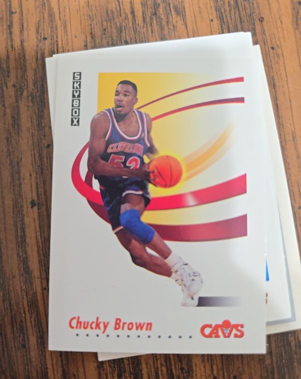 1991 Skybox #46 Chucky Brown — front