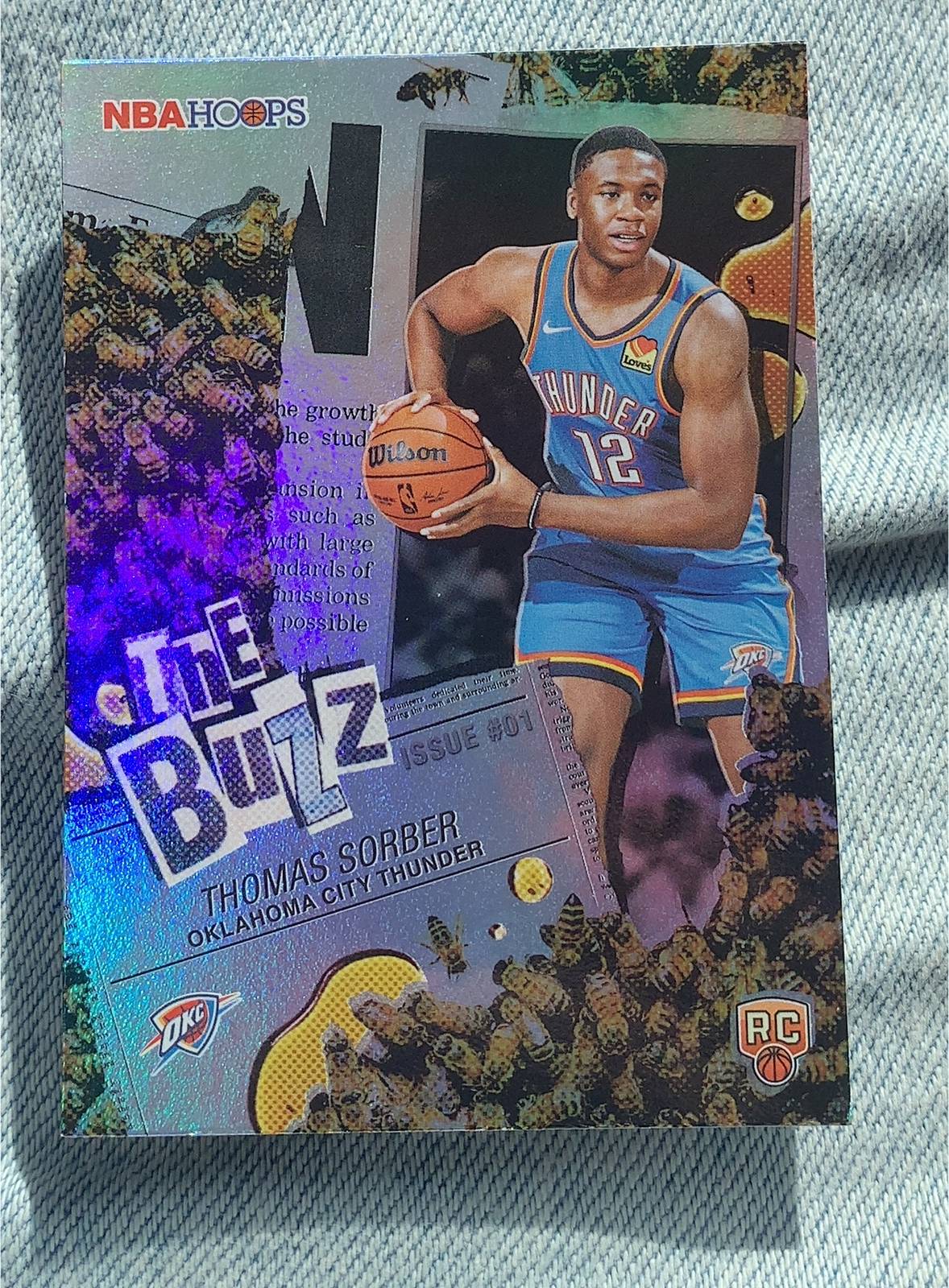 2025 Topps NBA Hoops The Buzz #TB-15 Thomas Sorber — front