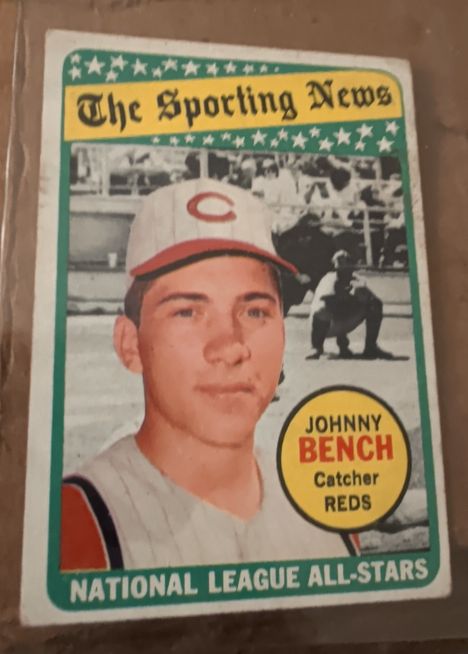 1969 Topps #430 Johnny Bench — front