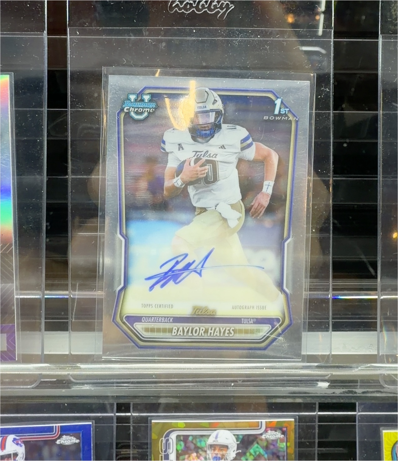 2026 Bowman Chrome Prospect Autograph #BCPA-BH Baylor Hayes — front
