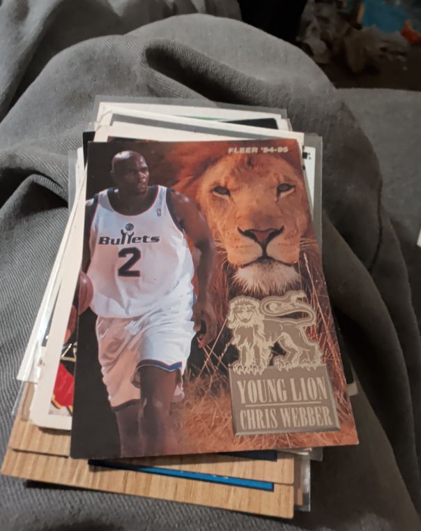 1994 Fleer Young Lions #6 Chris Webber — front