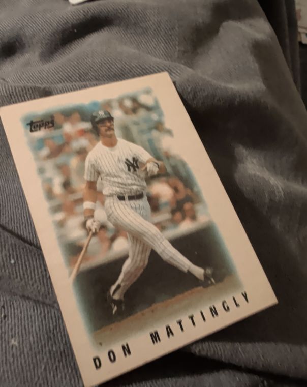 1986 Topps Mini League Leaders #28 Don Mattingly — front