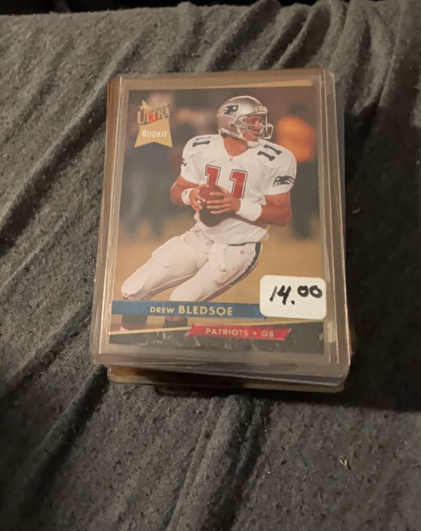 1993 Ultra #283 Drew Bledsoe — front