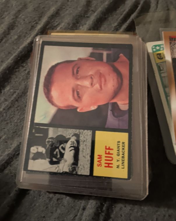 1962 Topps #110 Sam Huff — front