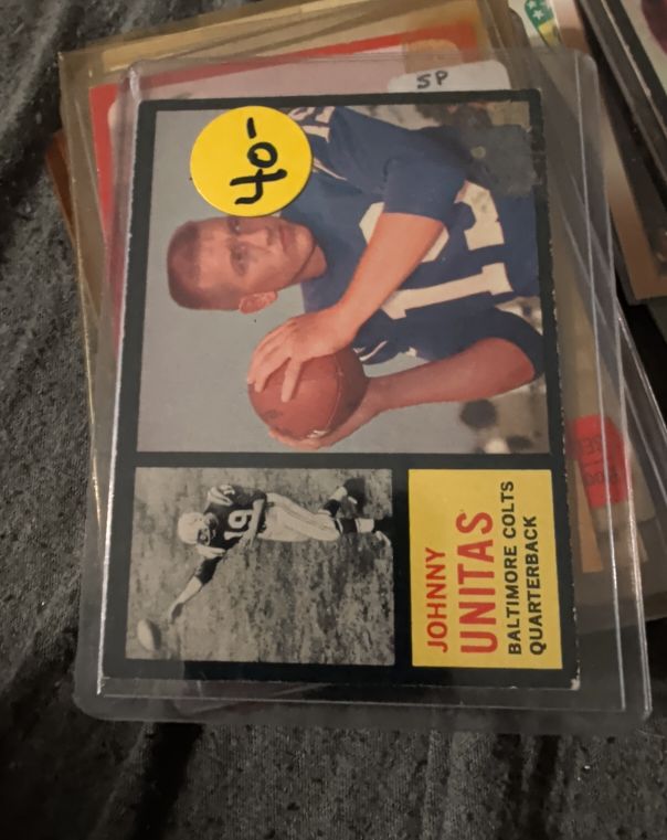 1962 Topps #1 Johnny Unitas — front