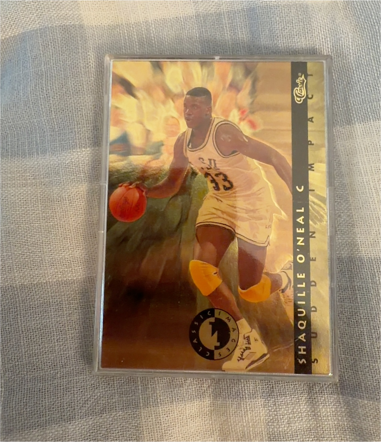 1993 Classic Images Sudden Impact #SI9 Shaquille O'Neal — front