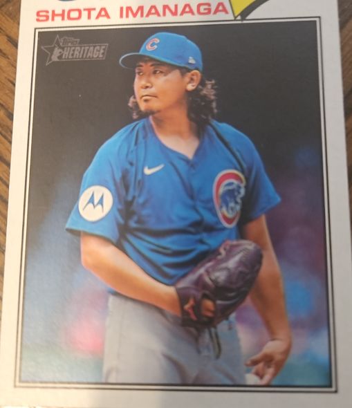 2026 Topps Heritage #202 Shota Imanaga — front