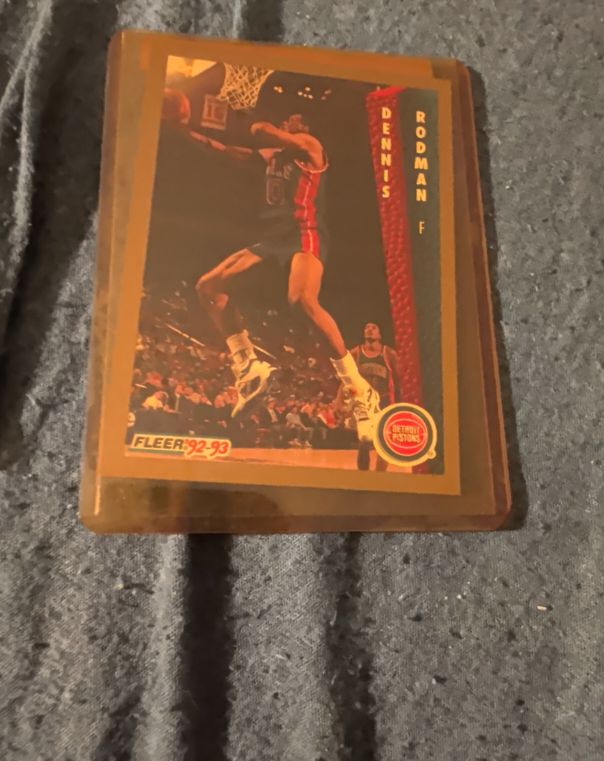 1992 Fleer #66 Dennis Rodman — front