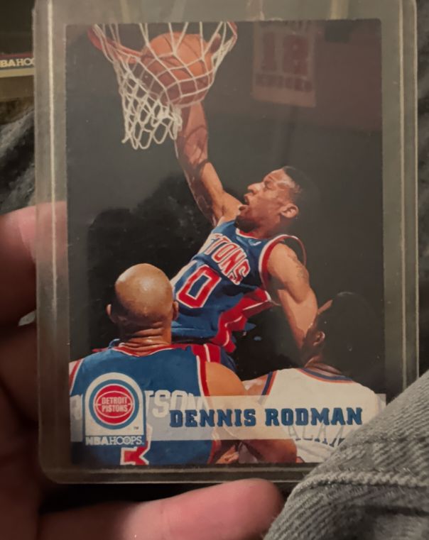 1993 Hoops #66 Dennis Rodman — front