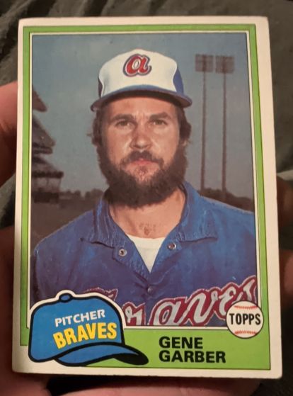 1981 Topps #307 Gene Garber — front