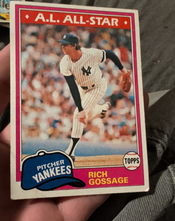 1981 Topps #460 Rich Gossage — front