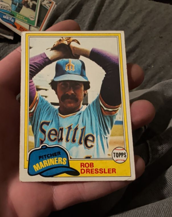 1981 Topps #508 Rob Dressler — front