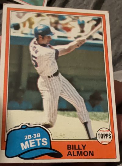 1981 Topps #163 Billy Almon — front