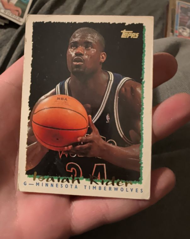 1994 Topps #115 Isaiah Rider — front