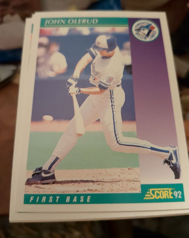 1992 Score #345 John Olerud — front
