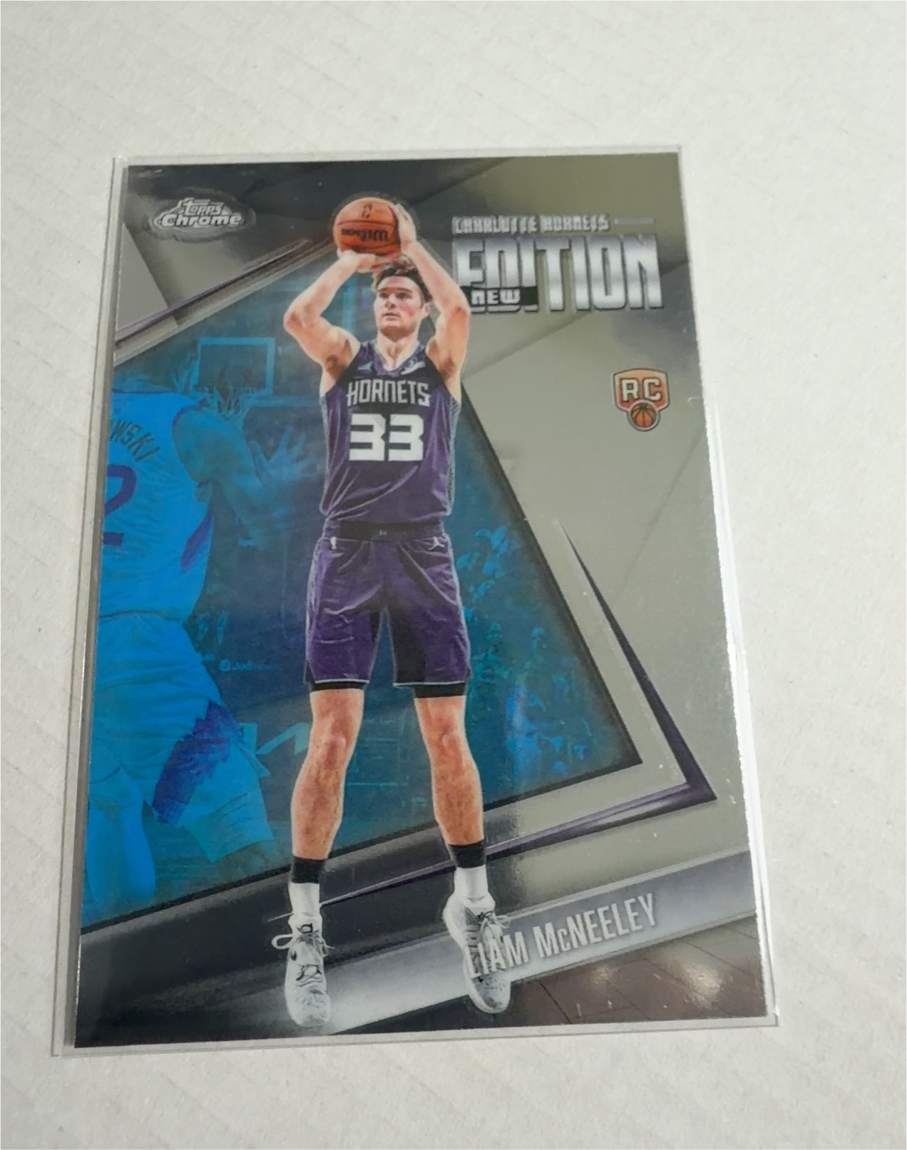 2025 Topps Chrome Update New Editions #GR-18 Liam McNeeley — front