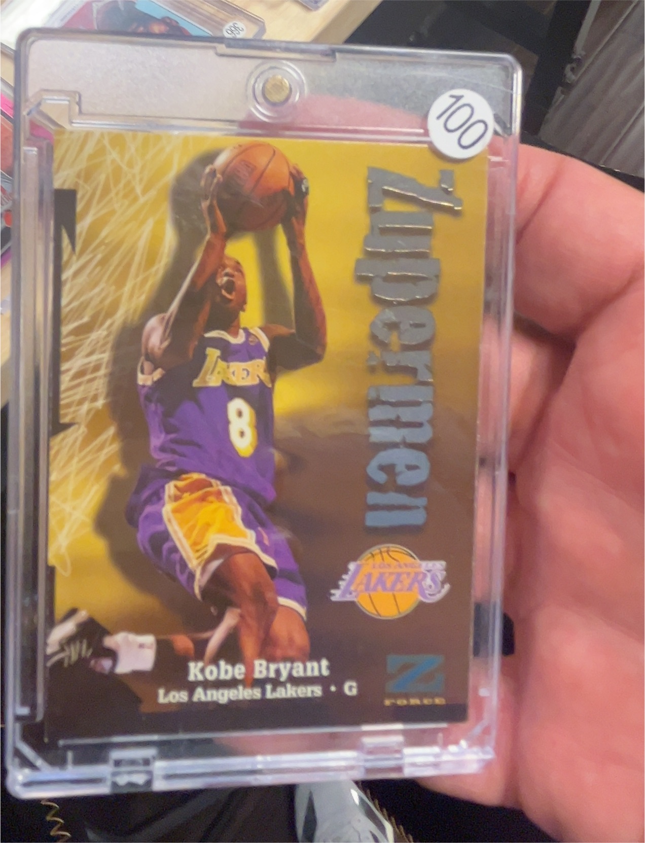1997 Skybox Z Force #195 Kobe Bryant — front