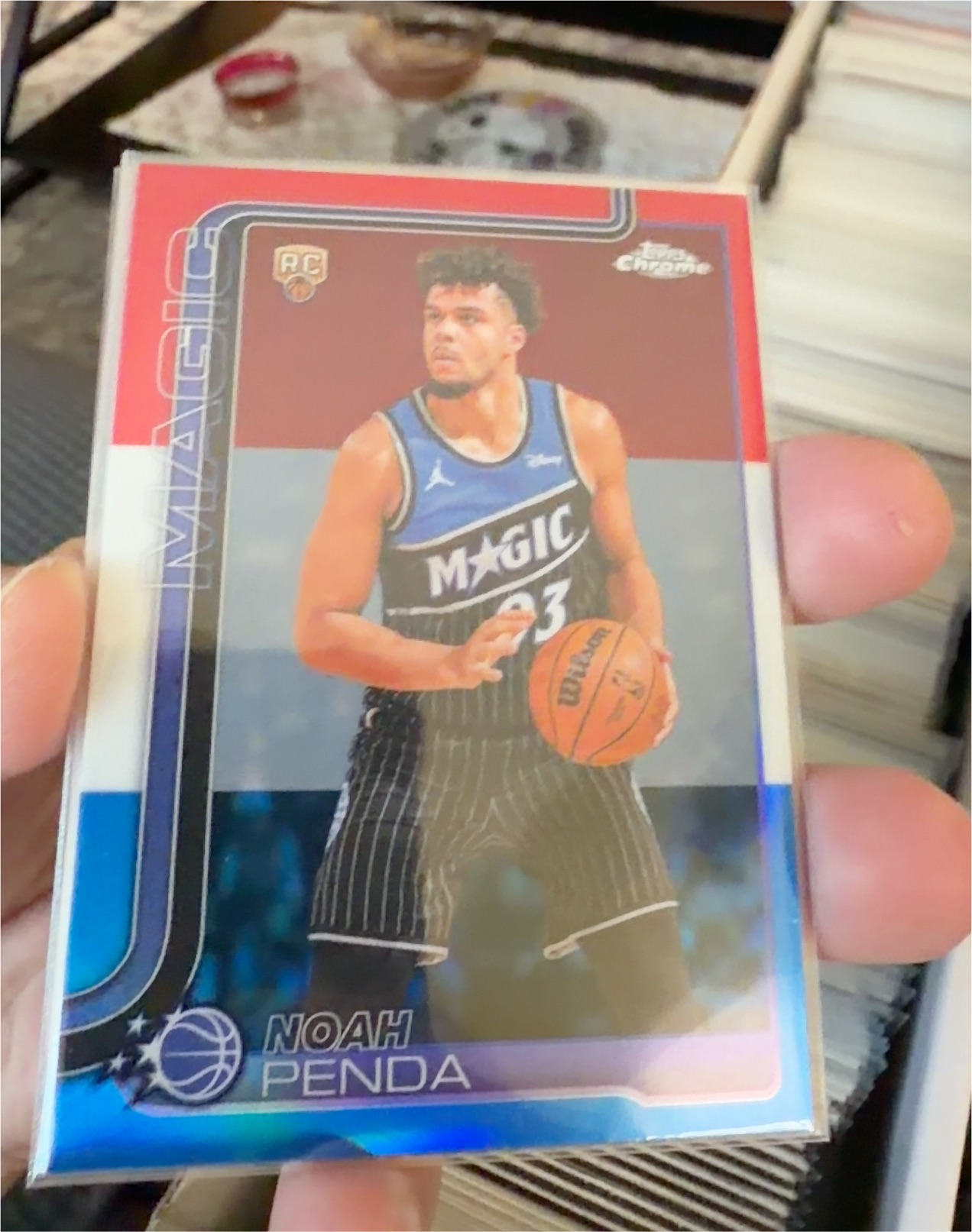 2025 Topps Chrome Update #182 Noah Penda — front