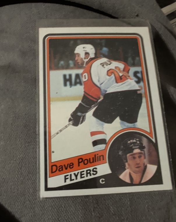 1984 O-Pee-Chee #165 Dave Poulin — front