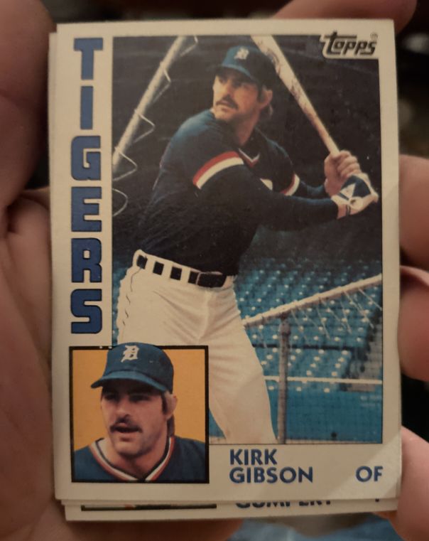 1984 Topps #65 Kirk Gibson — front