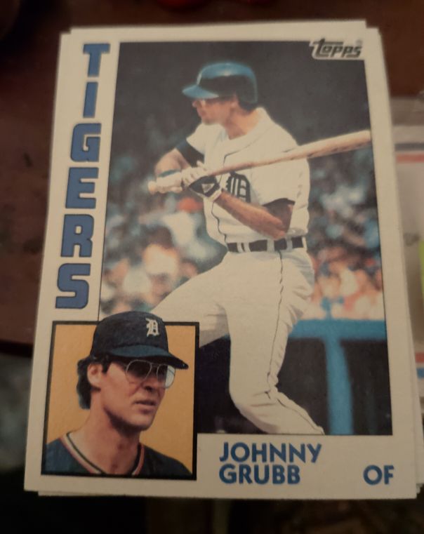 1984 Topps #42 Johnny Grubb — front