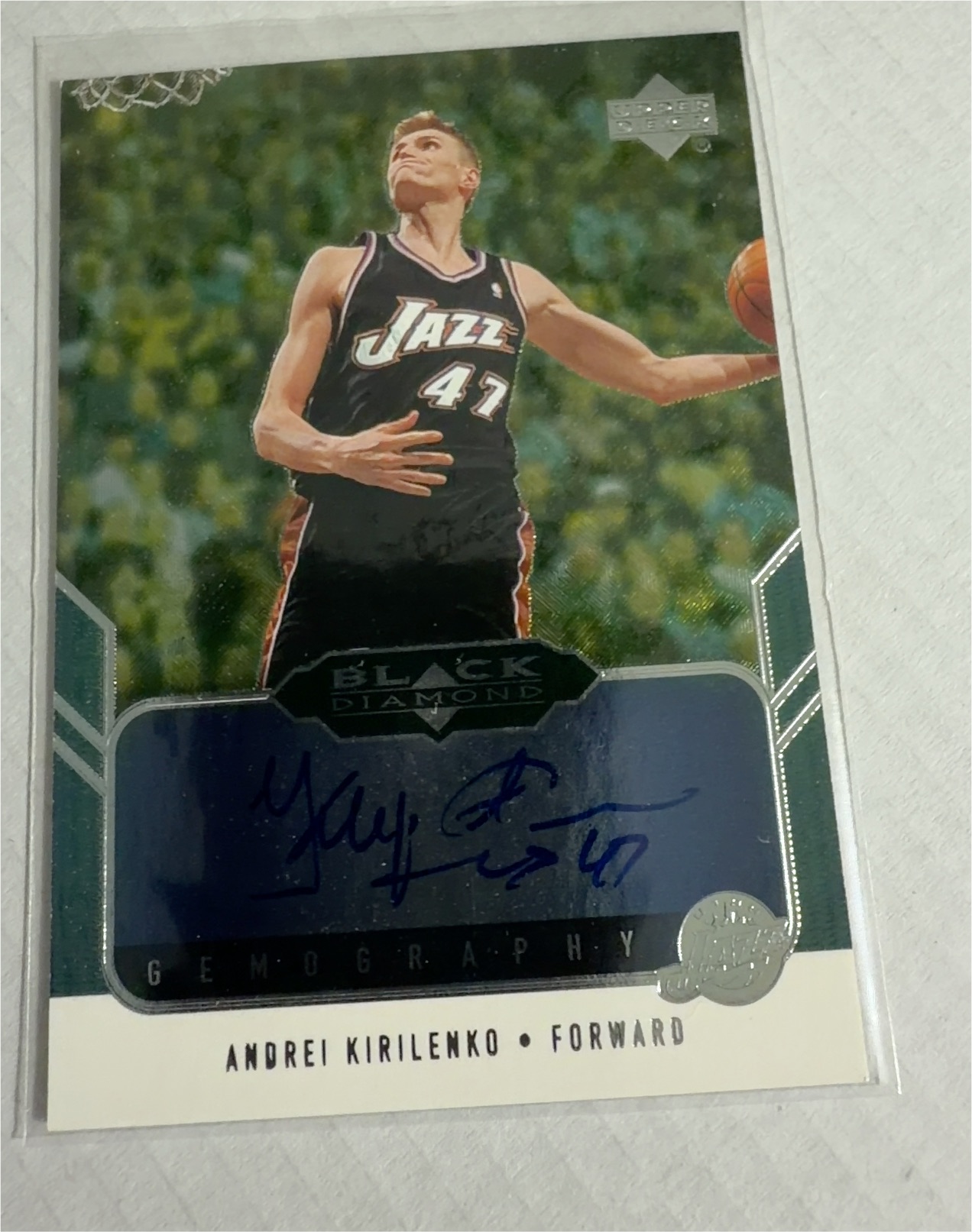 2004 Upper Deck Black Diamond #85 Andrei Kirilenko — front
