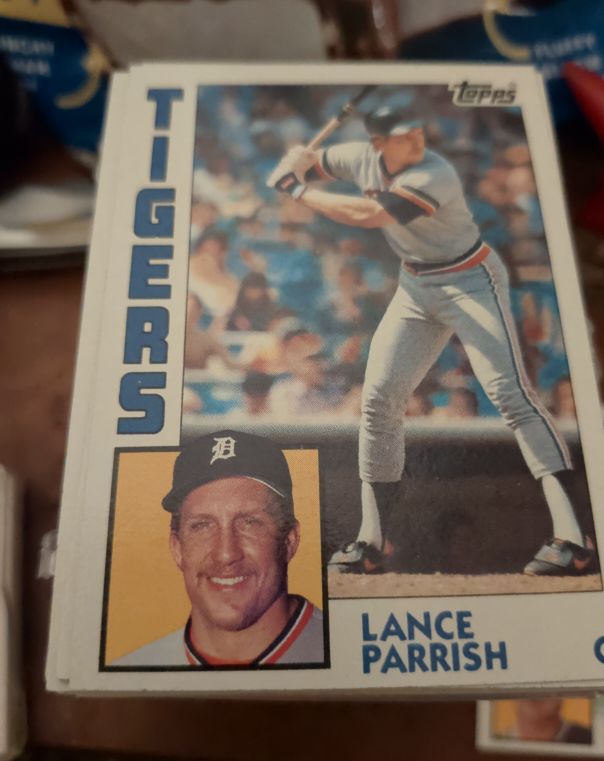 1984 Topps #640 Lance Parrish — front