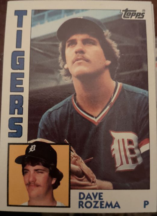 1984 Topps #457 Dave Rozema — front
